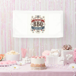 Bannière vintage du 4 juillet – Décoration de fête