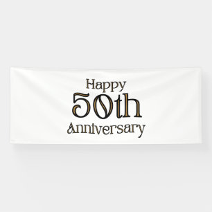 Bannière vinyle 4x10 pour les 50 ans