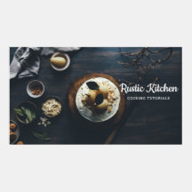 Bannière YouTube Cours rustiques de cuisine de cuisine