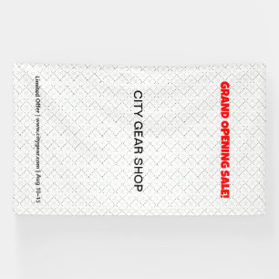 Bannières en vinyle avec éyelets -4x8 Signes extér