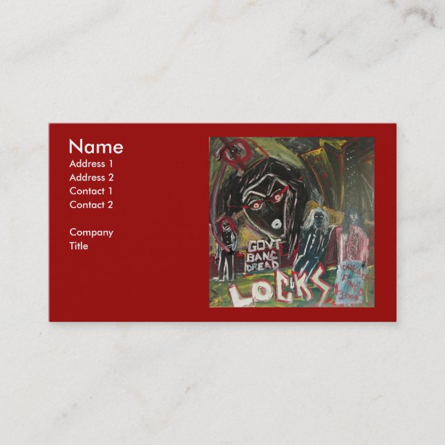 Banning of the Dread II Business Card (Front)
