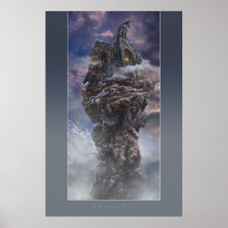 Bannitio | Poster avec cadre gris