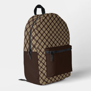 Bannockbane Scottish Clan Tartan  Printed Backpack