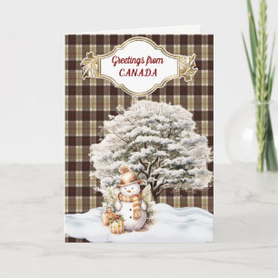 Bannockbane Tartan Christmas  Holiday Card