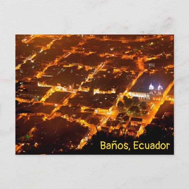 Banos, Ecuador Postcard (Front)