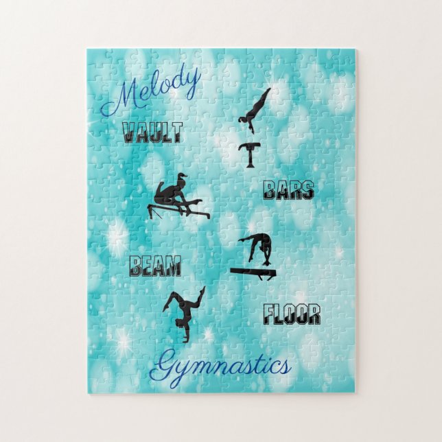 Banque de gymnastique, Bars, Poutres, Puzzle perso (Vertical)