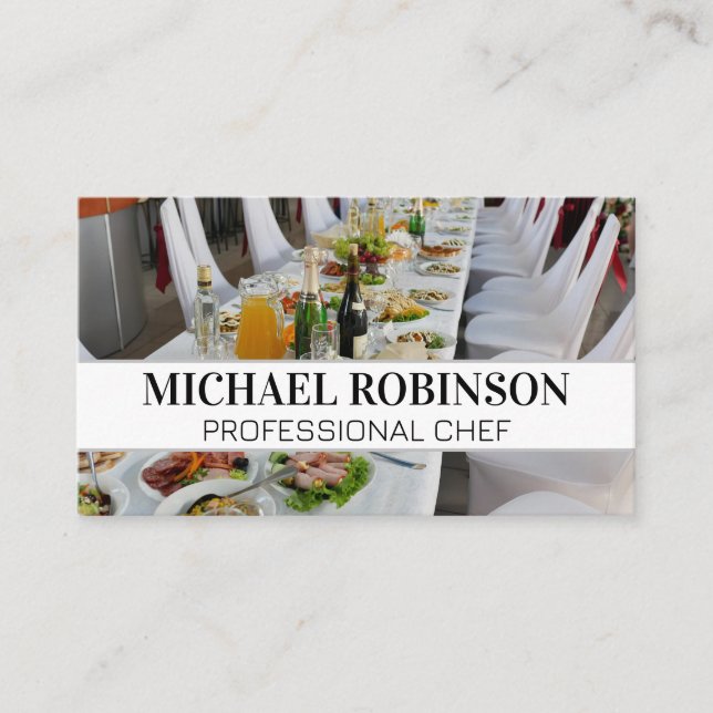 Banquet Catering | Culinary Business Card (Front)