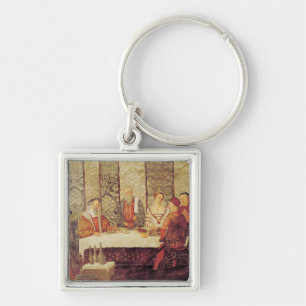 Banquet Given by Bartolomeo Colleoni Keychain
