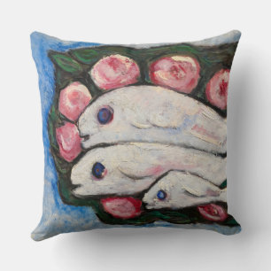 Banquet in Silence, 1935-1936 by Marsden Hartley Throw Pillow