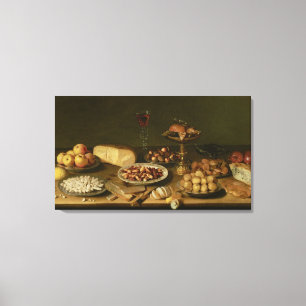 Banquet still life canvas print