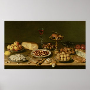 Banquet still life poster