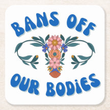 Bans Off Our Bodies Floral Uterus Pro-Choice 