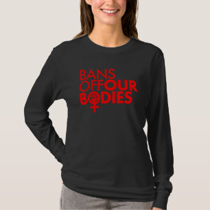 Bans Off Our Bodies Women's Power Fist Red T-Shirt