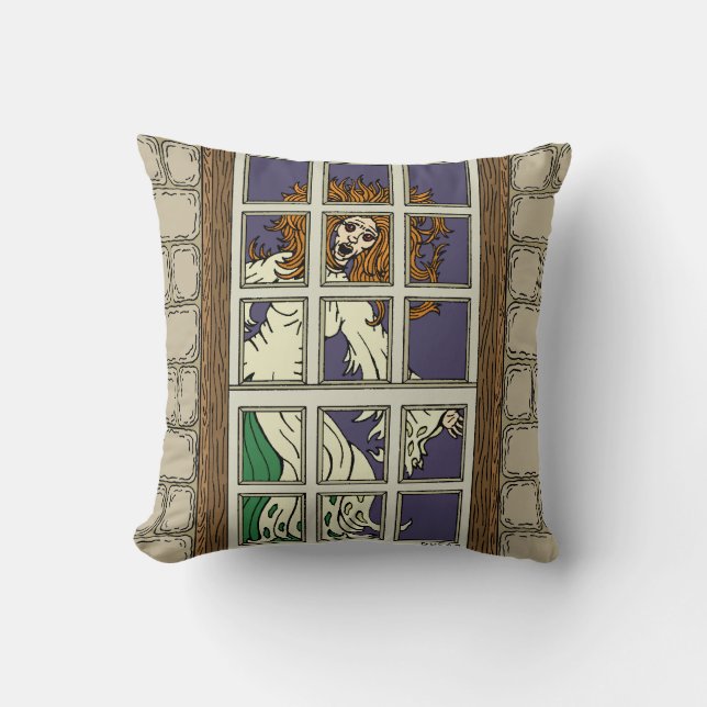 Banshee Throw Pillow (Front)