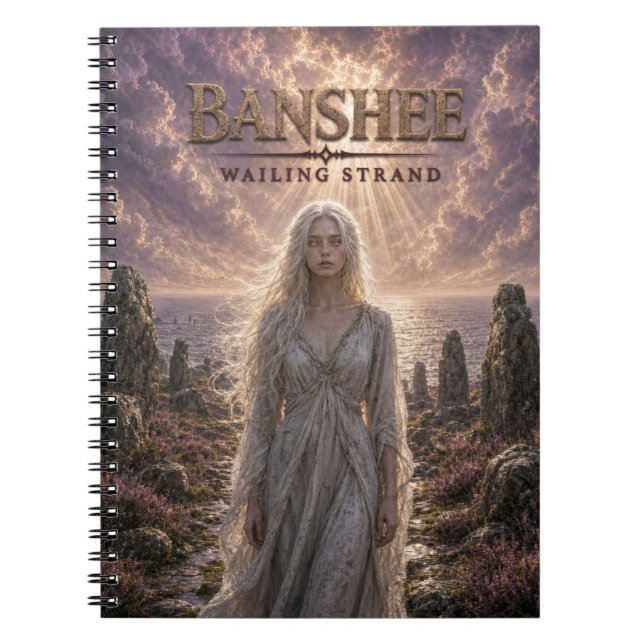 Banshee Wailing Strand Dark Cinema Notebook (Front)