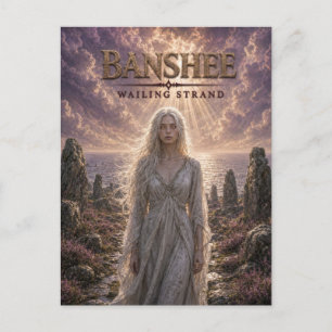 Banshee Wailing Strand Dark Cinema Postcard
