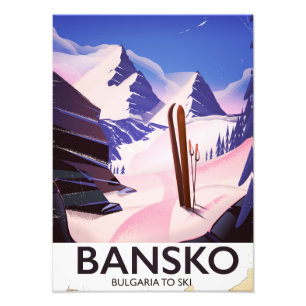 Bansko Bulgaria To Ski Photo Print