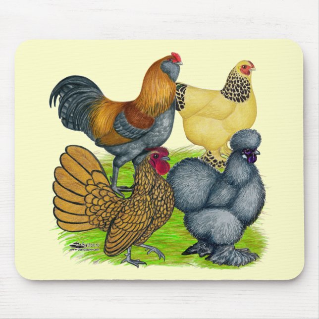 Bantam Quartet Mouse Pad (Front)