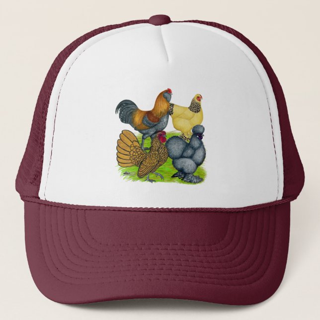 Bantam Quartet Trucker Hat (Front)