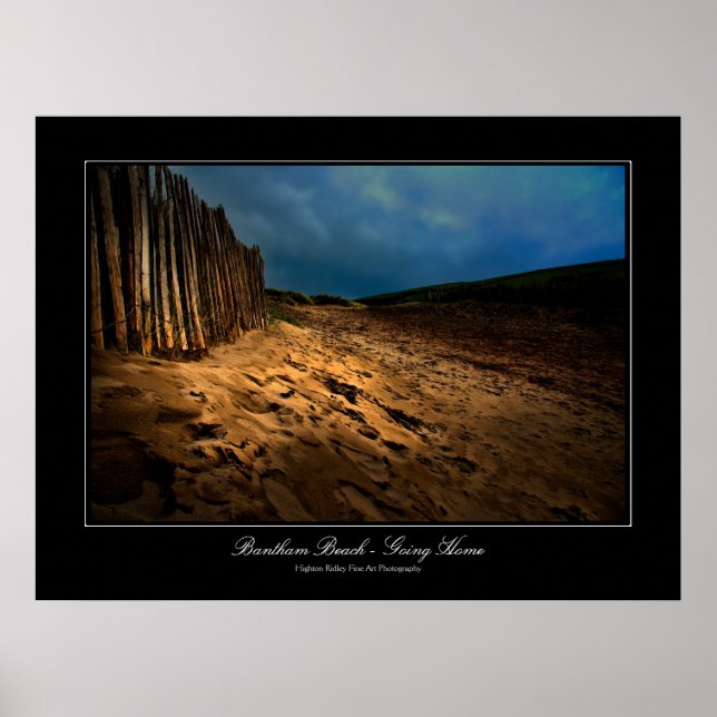 Bantham Beach - Going Home poster (Front)