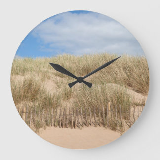 Bantham Beach Large Clock