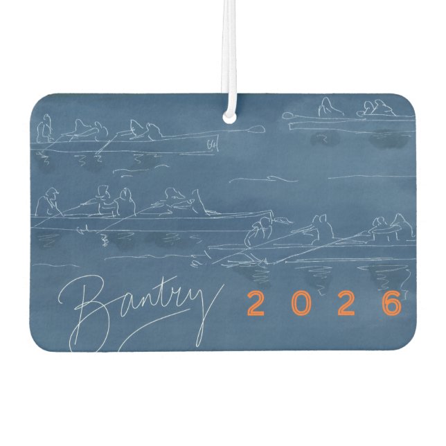Bantry 2026 All Ireland Coastal Rowing Airfreshner Air Freshener (Front)