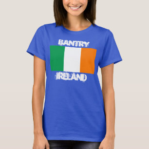 Bantry, Ireland with Irish flag T-Shirt