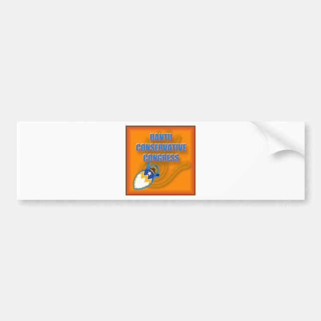 Bantu Conservative Congress Logo Bumper Sticker (Front)