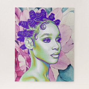 Bantu Knots Jigsaw Puzzle