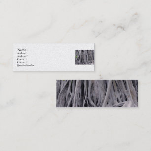 Banyan Tree Trunk Mini Business Card