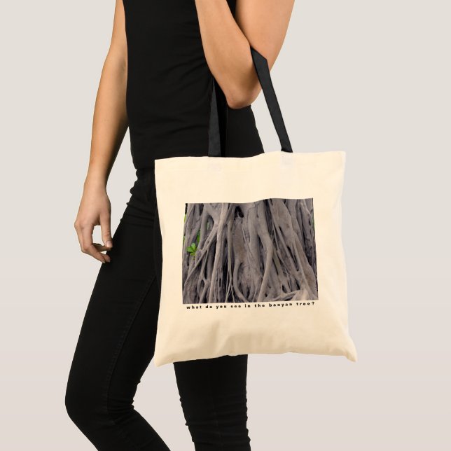 Banyan Tree Trunk Tote Bag (Front (Product))
