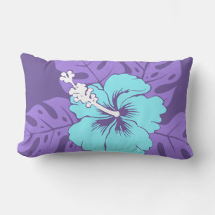 Banzai Beach Hawaiian Hibiscus Lumbar Pillows