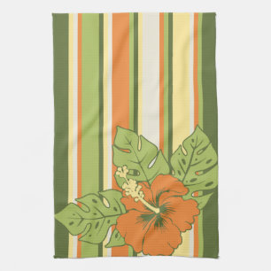 Banzai Beach Hawaiian Hibiscus Serviette de cuisin