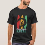 Banzai Pipeline Hawaii Beach Vintage Retro Surfing T-Shirt<br><div class="desc">Banzai Pipeline Hawaii Beach. Vintage retro surfboard design for surfers who love surfing and riding the ocean waves. Cool summer holiday, spring break merchandise for those who enjoy hot sun, tropical weather, sunbathing under the palm tree. Grunge and distressed design to wear while enjoying the beach party and singing around...</div>