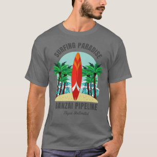 Banzai Pipeline Surfing Surfer TShirt