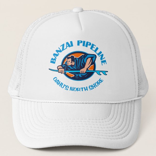Banzai Pipeline Trucker Hat (Front)