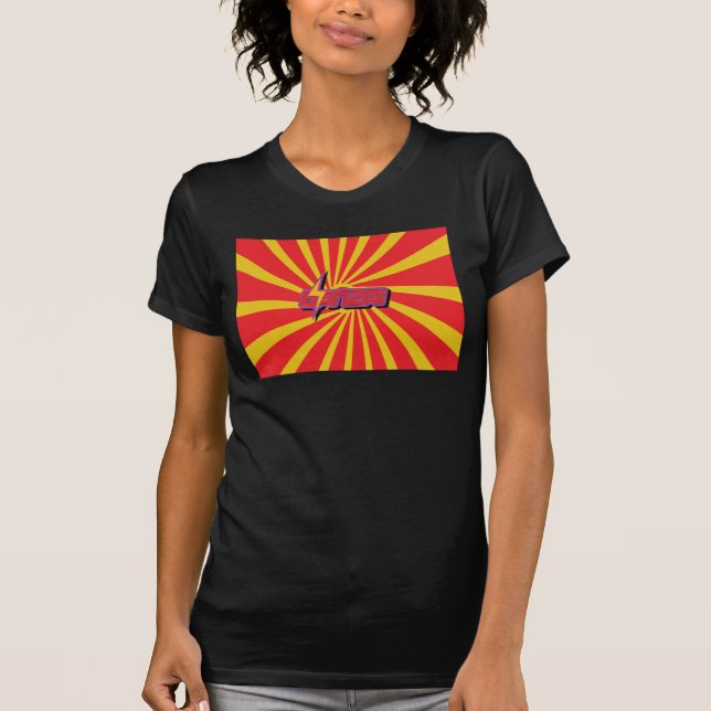 Banzai Red Swirl T-Shirt (Front)