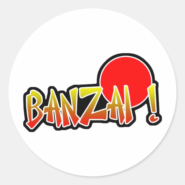 Banzai Sticker (Front)