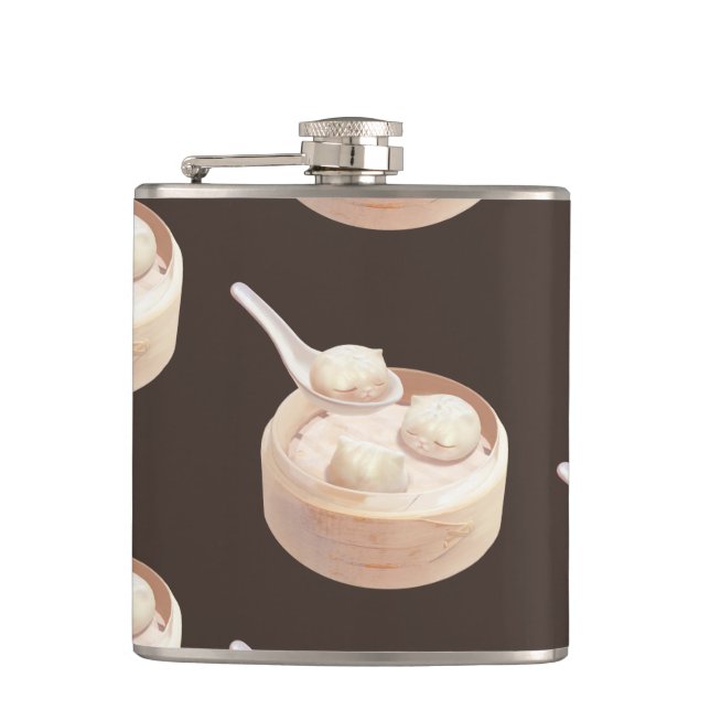 Bao Baby – Tea Time Bao Buddies Hip Flask (Front)