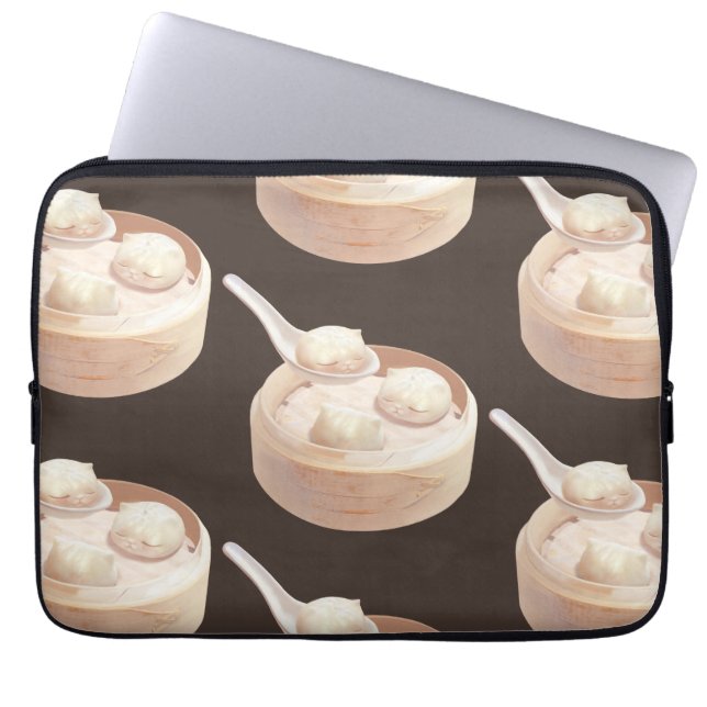 Bao Baby – Tea Time Bao Buddies Laptop Sleeve (Front)