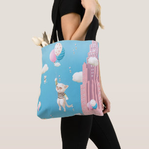 Bao Bao: Skyward Bound Kittens Balloon Fantasy Tote Bag