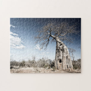 Baobab Tree at Mana Pools National Park photo Jigsaw Puzzle
