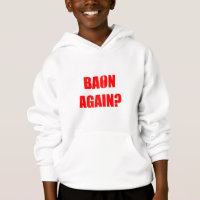 Baon Again? Red Text Kids' Unisex
