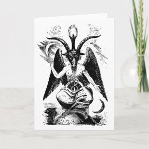 Baphomet (black) card
