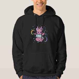 Baphomet Cat Pastel Goth Grunge Aesthetic Clothes Hoodie