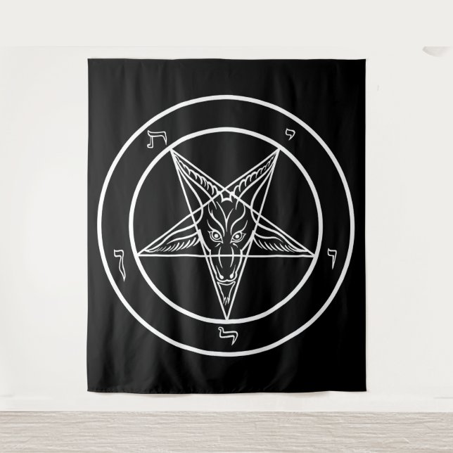 Baphomet HUGE Tapestry 88" x 104" (Front)