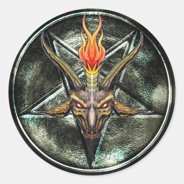 Baphomet Idol Sticker (Front)