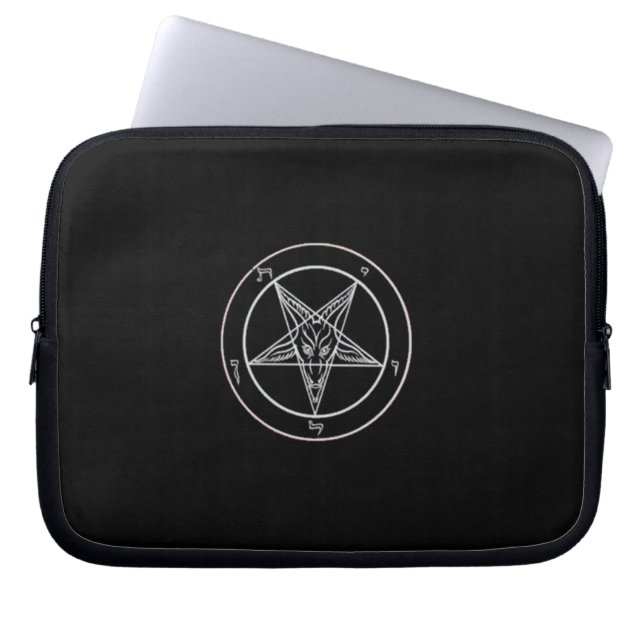 Baphomet Laptop Sleeve Case (Front)