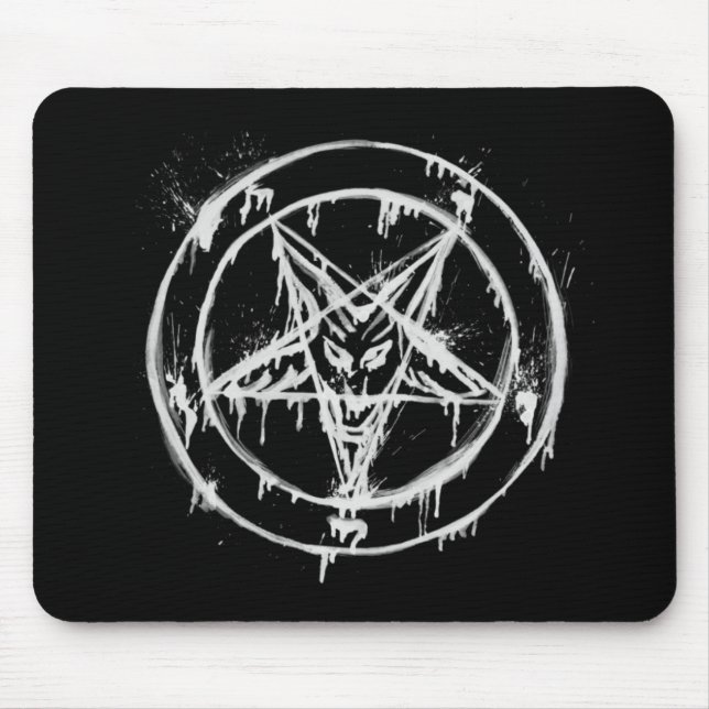 Baphomet Mousepag Mouse Pad (Front)
