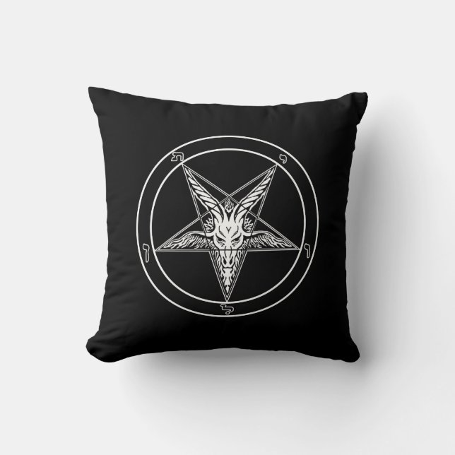 Baphomet Old Style Pillow (Front)